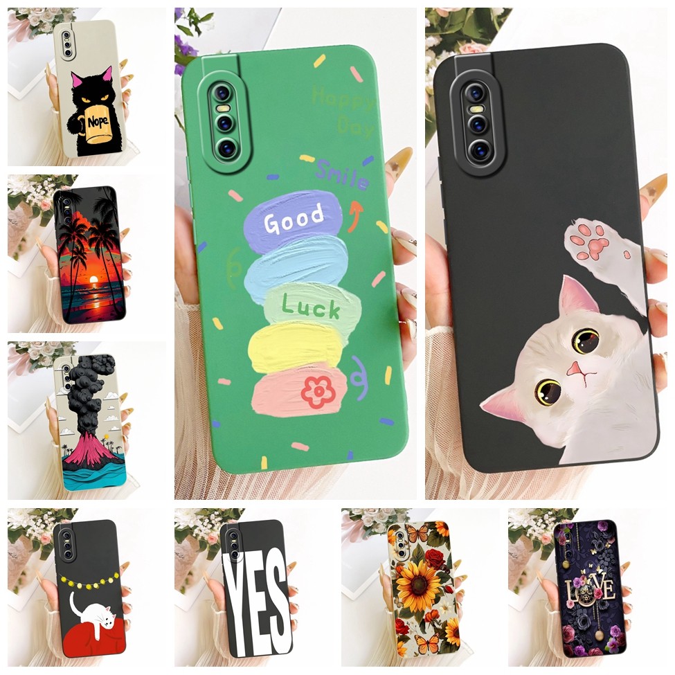 Ốp lưng Vivo V15 Pro Thời trang sang trọng Cool Kawaii Vỏ Silicon sơn dễ thương Vivo V15Pro 1818