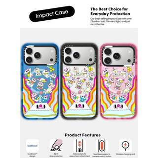 CASECASE X BLOOM IN FUJIYAMA Ốp lưng màu đen / xanh da trời / hồng Bộ sưu tập kẹo Fizz Màu sắc trong suốt cứng từ tính Vỏ tác động cho Apple IPhone 13 14 15 16 17Pro Max Plus Có hộp