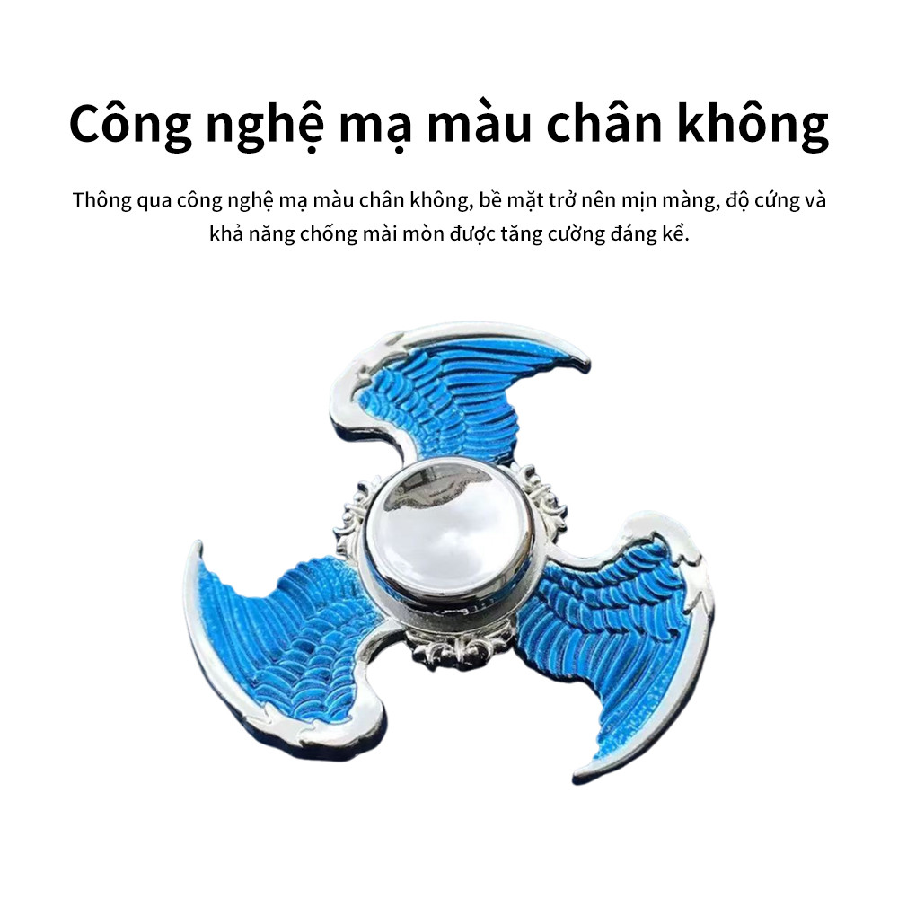 Con quay giảm căng thẳng, con quay cầm tay giúp thư giãn và tập trung, đồ chơi con quay hình cánh đại bàng
