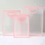 Túi quà tặng JVSUB PVC, Túi quà tặng trong suốt phong cách đơn giản bằng nhựa mờ, Túi Tote chống nước di động Tiệc cưới