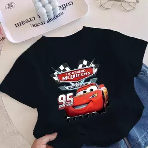 áo trẻ em cotton, dễ mặc, mùa hè, cổ tròn, thiết kế hình, tay ngắn, thoải mái