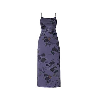 Váy dài phong cách Trung Quốc slim-fit, phù hợp plus size, giảm giá mùa hè