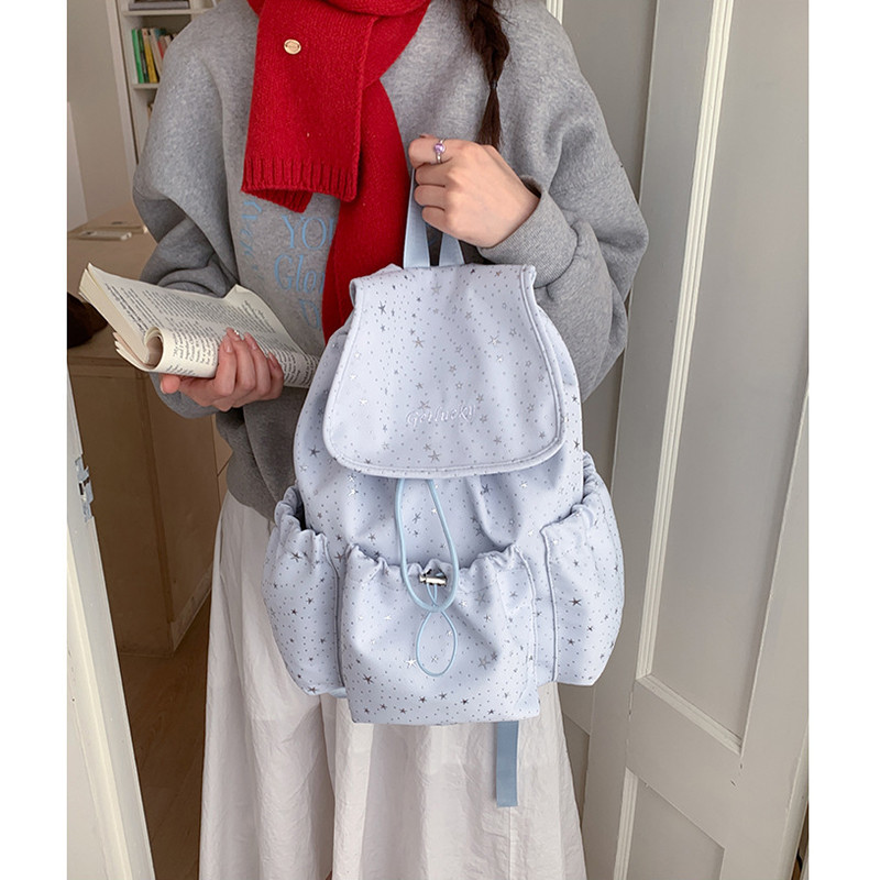GC2 2026 Phong Cách Hàn Quốc Chấm Bi Nữ Như Ba Lô Thời Trang Đa Năng Dung Tích Lớn Học Sinh Schoolbag CG2