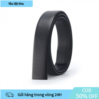 [COD] Nam Bản To 3.5cm – Dày Nguyên Miếng, Không Có Đầu Khóa, Màu Đen, (không kèm đầu)