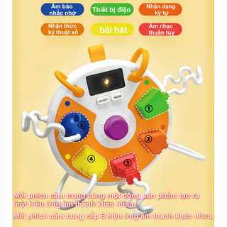 【BabyJoy】Đồ chơi ổ cắm,Đồ chơi bảng tương tác, giáo dục mầm non, cải thiện khả năng tập trung