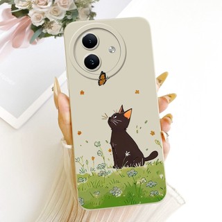 Dành Cho Itel S24 S6.67LN Ốp Lưng Sáng Tạo Mới Thỏ Mèo Hoạt Hình Silicon Mềm TPU Bảo Vệ Điện Thoại Cho Itel S24 4G S 24 Vỏ