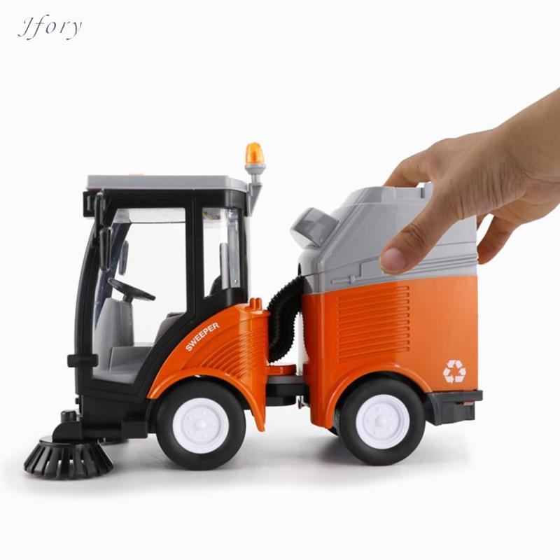 Jfory Quét Đường Xe Rác Xe Mô Phỏng Mô Hình Kỹ Thuật Ô Tô Đồ Chơi Trẻ Em