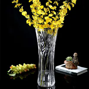 Bình thủy tinh sàn cực lớn Đường kính lớn Thủy canh Tài lộc Tre Hoa khô Sắp xếp hoa Trang trí phòng khách Cây xanh N2WR