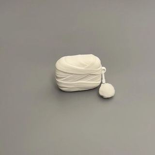 Hộp đựng tai nghe xác ướp băng dễ thương cho AirPods Pro3 AirPods Pro2 Pro 4 3 2 1 Vỏ Tai nghe không dây Apple màu trắng Ins phổ biến 2026