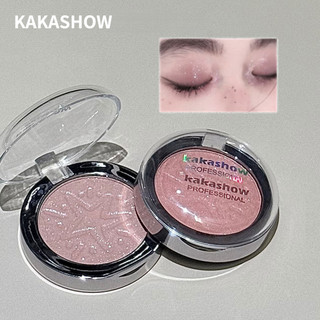 KAKASHOW Phấn mắt Đa năng Ngọc trai lung linh ánh sáng cao nổi bật Phấn tạo đường viền màu sắc lâu trôi Phấn mắt mịn đầy màu sắc