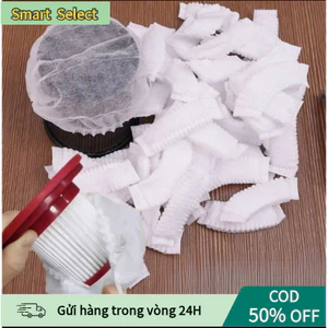 【COD】Set túi lưới lọc bụi 100 cái dùng một lần，tiện lợi và vệ sinh, chỉ cần thay túi mới sau mỗi lần hút bụi.