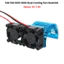 Động Cơ Quạt Làm Mát Kép Tản Nhiệt 540 550 3650 3660 3670 Tản Nhiệt 36mm 5V-7,4V Cho 1 / 10 1 / 8 RC Xe Ship Phần Hợp Kim Nhôm