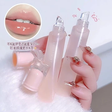Dudu Son Dầu Son Bóng Son Bóng Dưỡng Ẩm Trong Suốt Nước Bóng Gương Phai Màu Môi Son Môi Dưỡng Ẩm Tinh Chất Môi Nữ