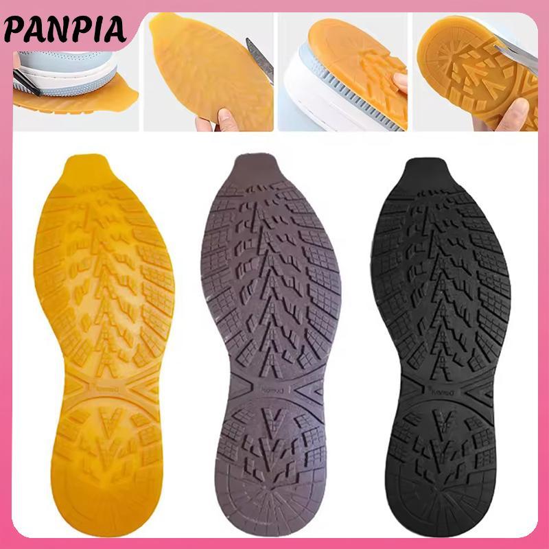 PNPIA - 1 cặp đế ngoài giày thể thao chống trơn trượt, cao su thay thế, cắt vừa, kèm miếng lót