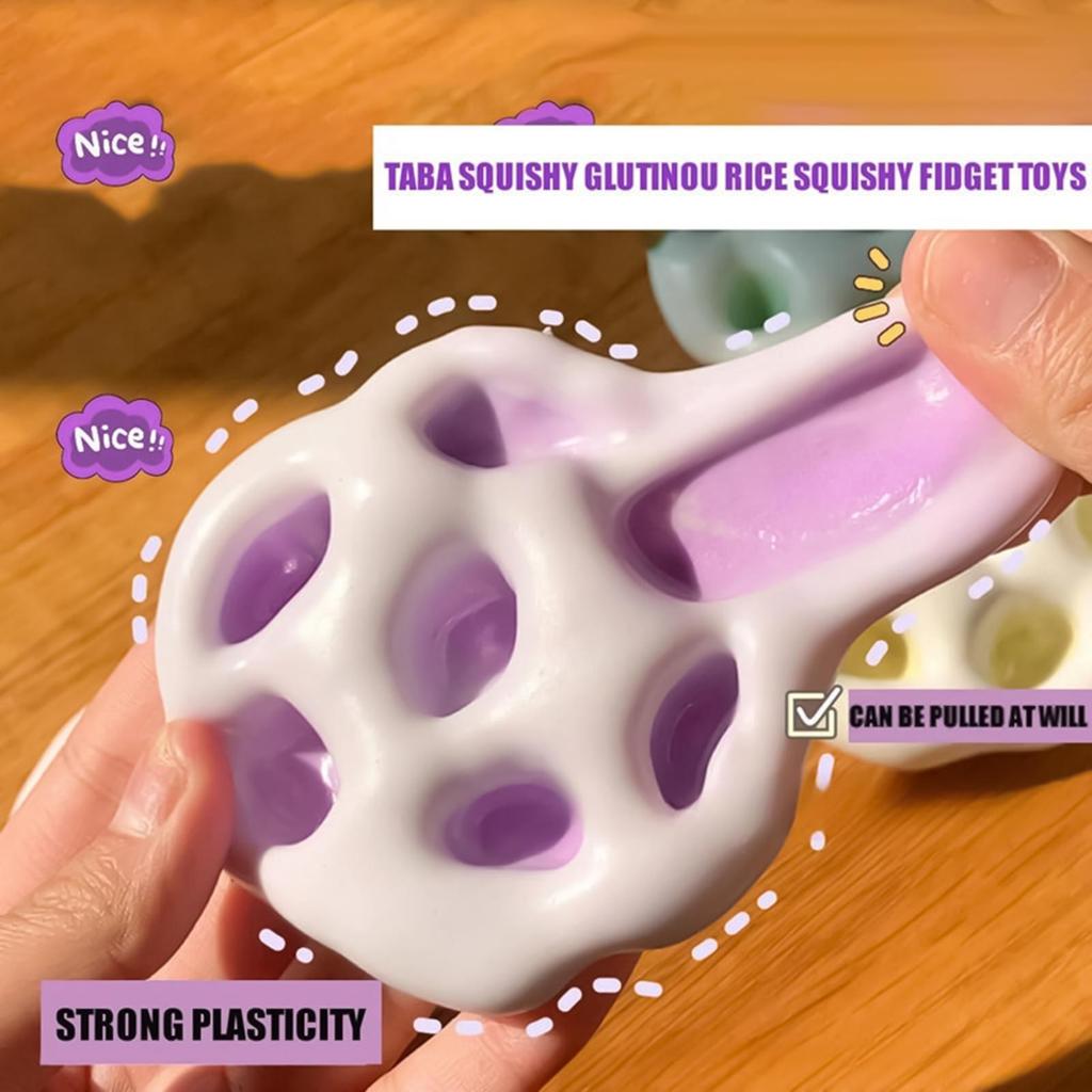 Đồ chơi Squishy có thể định hình Quả bóng căng thẳng Nhiều màu sắc Giảm căng thẳng Cát Glutinous Bóng Fidget Đồ chơi dành cho người lớn Giảm lo âu sonlekvn