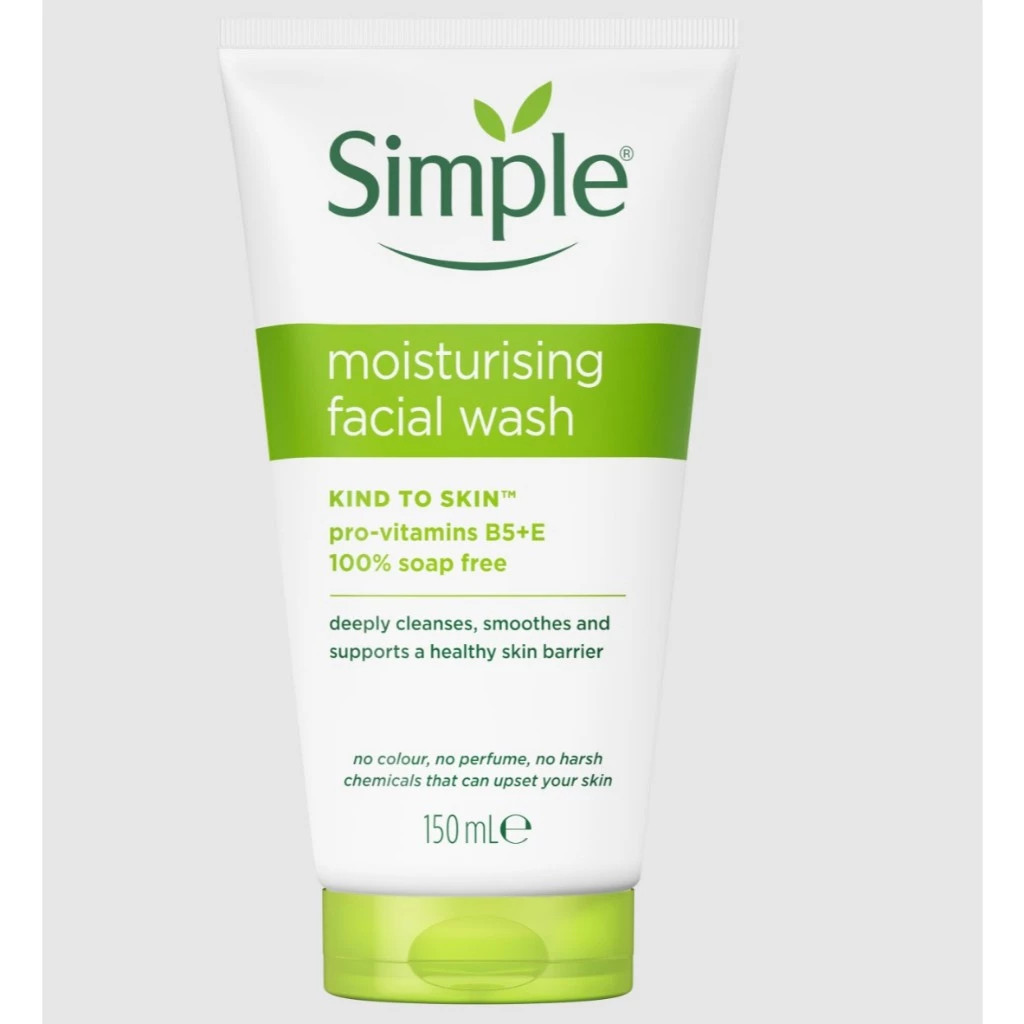 Sữa Rửa Mặt Simple Kind To Skin – Dịu Nhẹ, Không Cồn, Không Hương Liệu, Phù Hợp Da Nhạy Cảm