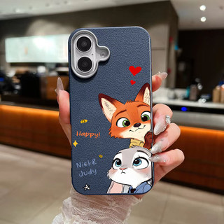 Ốp Điện Thoại Zootopia Jodie Judy Nick Cho Realme 16 Pro Plus 15X C85 Pro Note 70T 10 C20 C2 6 5 Pro Narzo 50A 50i Prime X2 XT Kết Cấu Da Chống Sốc TPU Silicone Cover