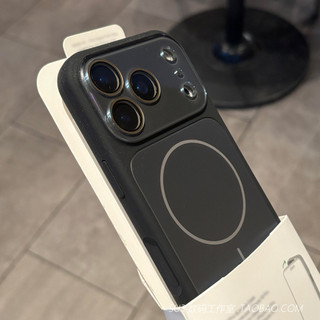 Ốp Điện Thoại Cửa Sổ Lớn Từ Tính Cát Băng Sang Trọng Cho iPhone17 16 15 14 13 Pro Max Bảo Vệ Camera Chống Sốc Ốp Lưng Cứng Chống Rơi