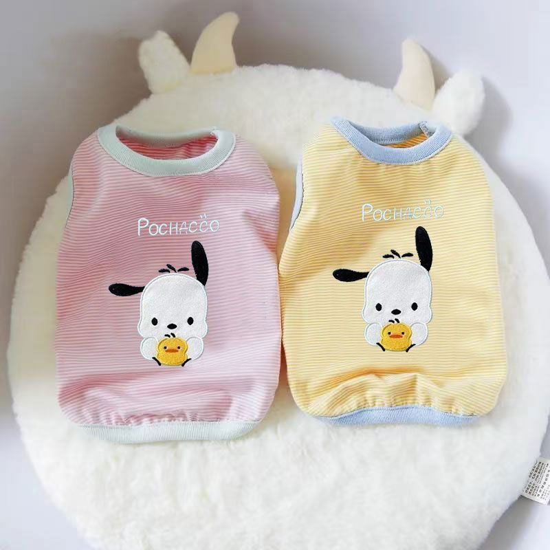 Mùa Xuân Mỏng Mùa Hè Quần Áo Thú Cưng Chó Mèo Vest Schnauzer Maltese Pomeranian Teddy Bichon Chống Trơn