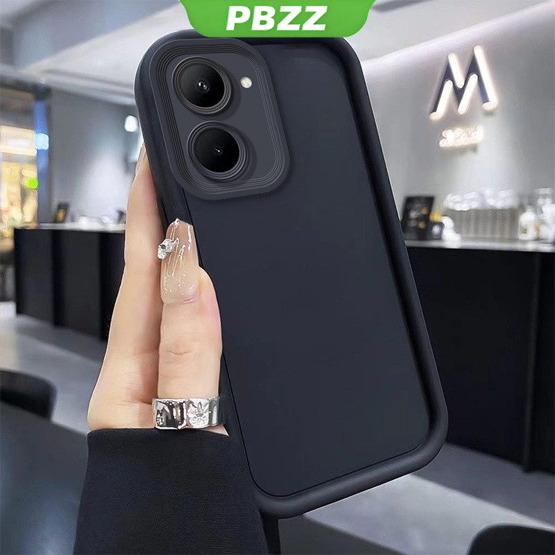 Ốp Lưng Cho REALME C33 2022 5G REALME 10 2022 C55 NFC C55 5G 2023 Vỏ Điện Thoại Vỏ Mềm Silicon Chống Sốc Thiết Kế Mới Thẩm Mỹ Mèo Hoạt Hình Có Giá Đỡ Cho Gương JTMMZJ01