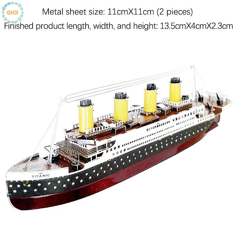 Màu Mới Titanic Xếp Hình DIY Tàu Du Lịch Lắp Ráp Bộ Dụng Cụ Mô Hình Trẻ Em Đồ Chơi Giáo Dục Tốt
