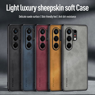Áp dụng cho 	Vỏ Tecno Camon 50 4G CN5 Da cừu cao cấp, làm bằng vỏ cứng thân thiện với da, vỏ điện thoại chống rơi và hấp thụ sốc