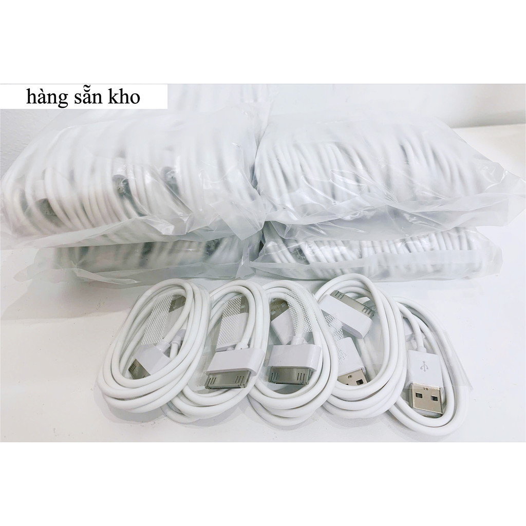 Hàng sẵn kho Cáp sạc USB cho iPad 1 2 3 iPhone 4 4s 3G 3GS  iPod Nano - dây dài 1 mét / Hàng sẵn kho