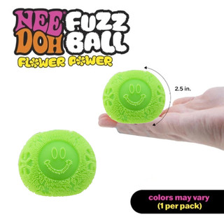 Nee Doh Fuzz Ball Flower Power Novelty Fidget Toy