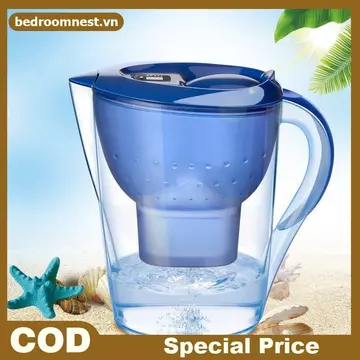 Ấm đun nước gia đình BERROOM với 1 thiết bị lọc, Máy lọc nước Carbon Nước lọc không độc hại, Ấm đun uống di động.
