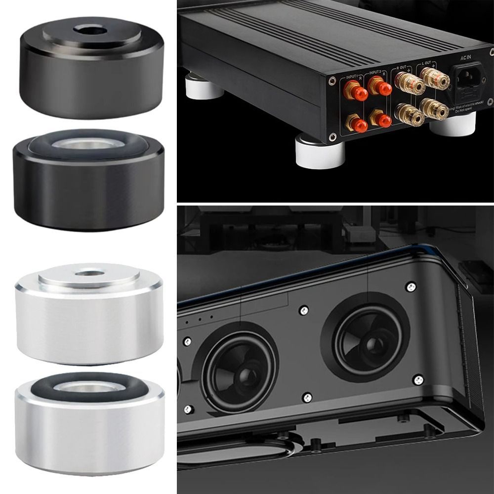 MISUPS 1 / 4 Chân đế loa, Chân đế cách ly bằng hợp kim nhôm, Chân đế khuếch đại HIFI chống sốc bền bỉ cho loa Bộ khuếch đại CD | BigBuy360 - bigbuy360.vn