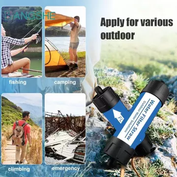 Ống hít lọc nước mini BANGSHE - Máy lọc nước di động dùng cho sinh tồn và uống trực tiếp khi cần thiết