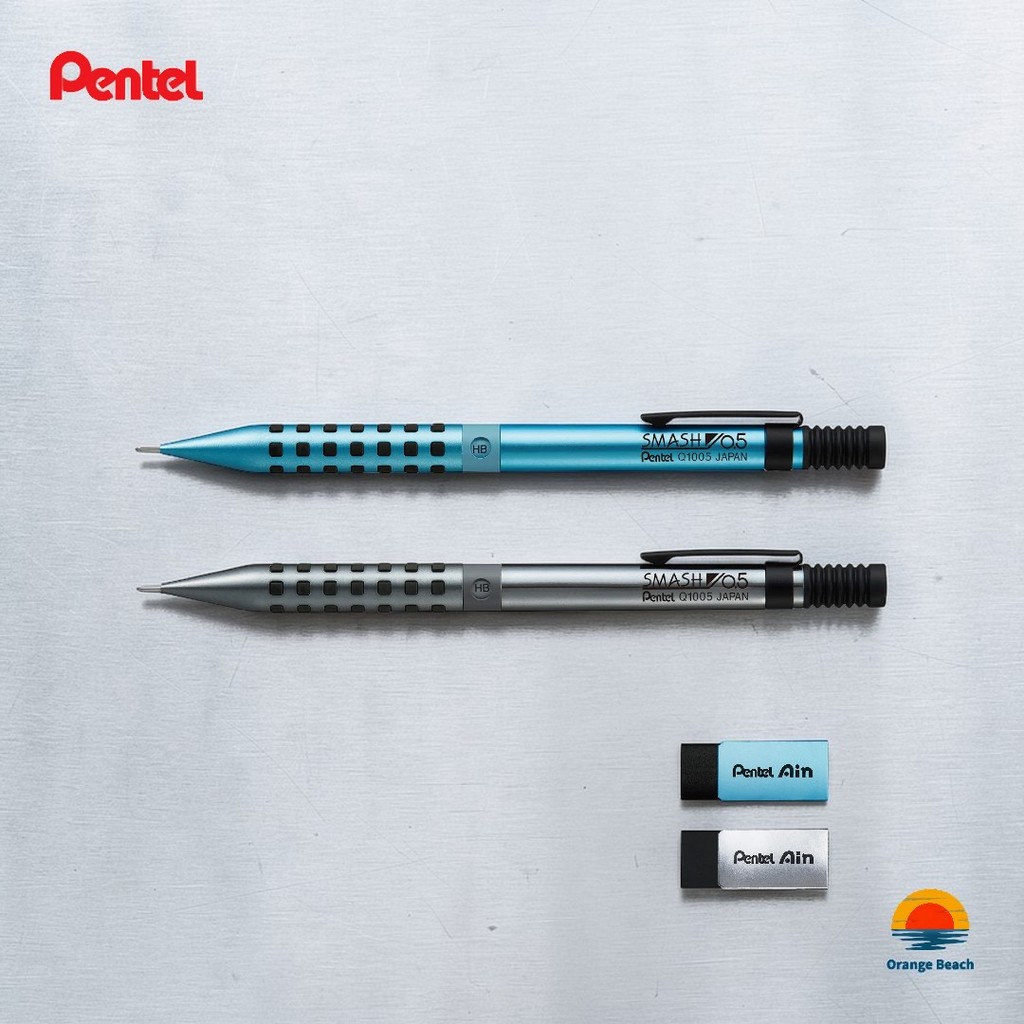Pentel Smash Bo Gioi Han/But Chi Bam 0.5mm+2 Gom Ain/Diamond Metallic Limited/Nhat Ban