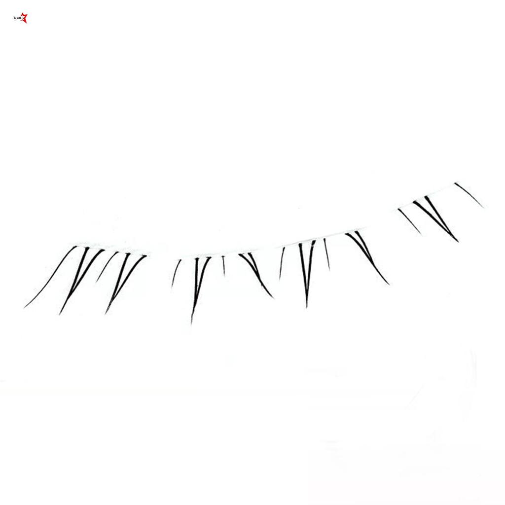 Lông mi dưới lông tơ 5-7mm thực tế - Lông mi giả cụm đơn dành cho nữ