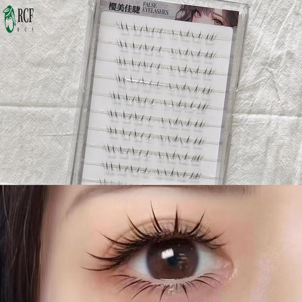Phần mở rộng mi đáy đen 4-6mm C Curl - Cụm lông mi DIY để trang điểm làm đẹp