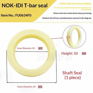 NOK IDI Oil Seal Vòng niêm phong thủy lực áp suất cao Piston Rod Shaft Seal47 * 63 * 12 50 * 60 * 8 50 * 63 * 10 50 * 65 * 9 50 * 65 * 10 50 * 66 * 10 50 * 66 * 12 50 * 70 * 12 Phụ tùng cơ khí