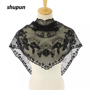 Bandana ren hoa dành cho nữ, phong cách vintage sang trọng