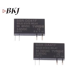 [KJ] SSR-41FDD / 41FDDA Rơle thể rắn DC sang DC 3-32VDC 6A, mô-đun rơle mỏng DIN, không tiếp xúc, mini, mới