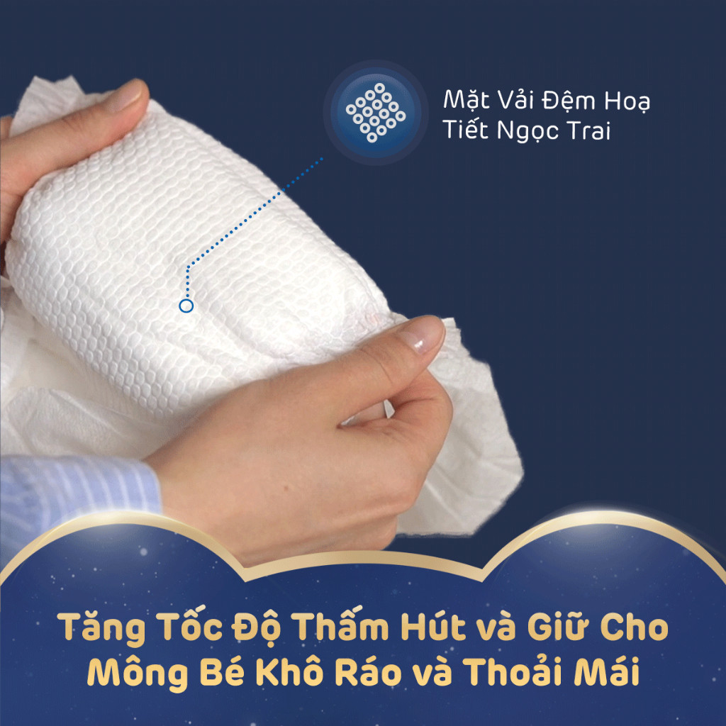 [Combo 3] Tã/Bỉm Dán Cao Cấp Aiwibi Chuyên Ban Đêm Ultimate Comfort - Gói Lớn S/M/L