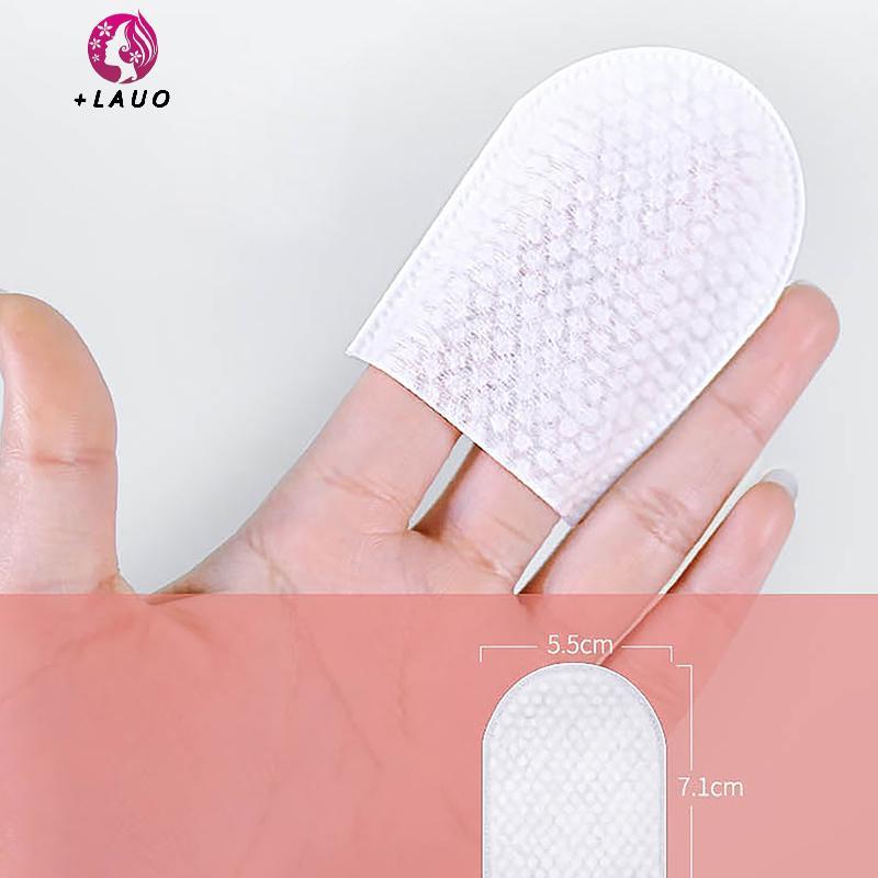 Springevenstar 120 Cái / túi Hình Chữ U Nhà Thơ Bông Miếng Lót Trang Điểm Mặt Bông Miếng Lót Mỹ Phẩm Mềm Cho Mặt Trang Điểm Loại Bỏ Miếng Lót Springevenstar