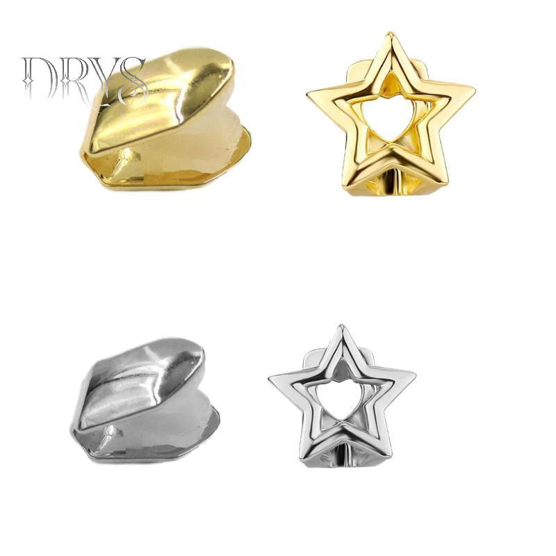 (TFT) Grillz Răng Miệng Phong Cách Y2K Punk Hình Pentagram Mới