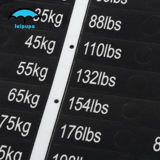 Leipupa Nhãn Dán Trọng Lượng từ 5kg đến 100kg - Phụ Kiện Perfect cho Tập Gym và Nâng Tạ