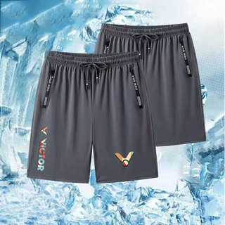 Thể Dục Nhanh Khô Quần Short Victor Nam Nữ Ice Silk Thoáng Mát Quần Short Cầu Lông Mùa Hè Hàng Ngày Chạy Bộ Tập Đi Xe Đạp Đi Bộ Đường Dài Quần ngắn đi xe đạp