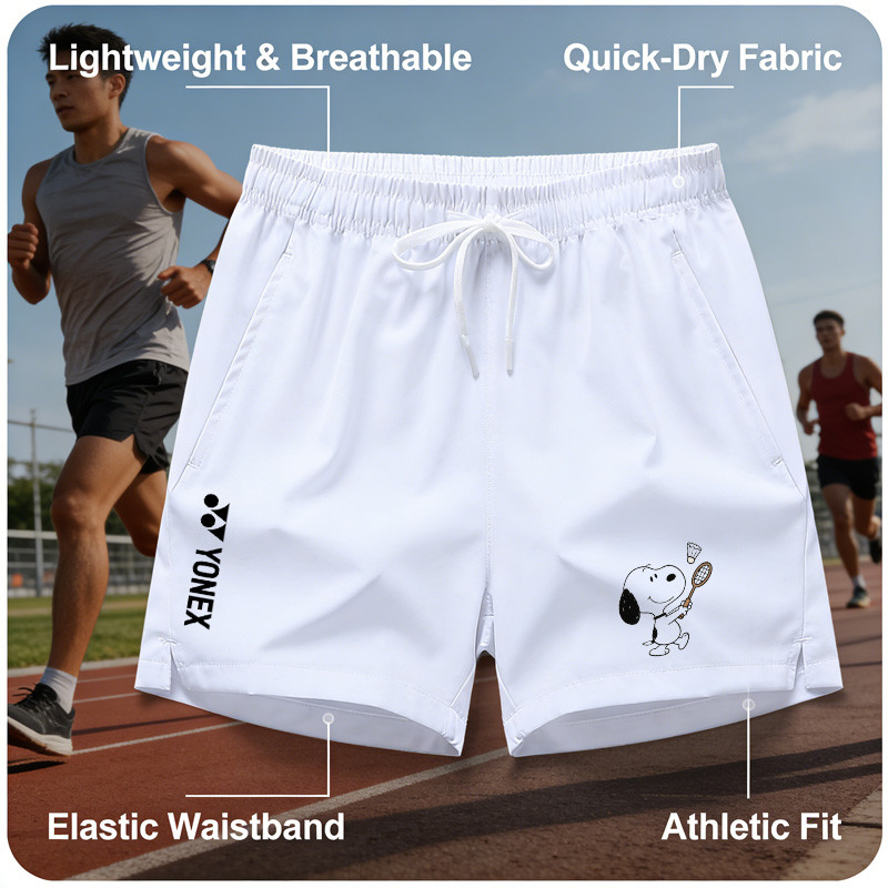 2026 Mới YONEX Cầu Lông Dây Kéo Quần Short Nhẹ Nhanh Khô Nam Nữ Bóng Chuyền Mùa Hè Bóng Bàn Huấn Luyện Quần Short Thể Thao