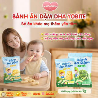 Hộp Bánh Ăn Dặm DHA Yobite 35Gr (5 Túi) Gạo Organic An Toàn, Tan Nhanh-Ăn Dặm Bé 6M+