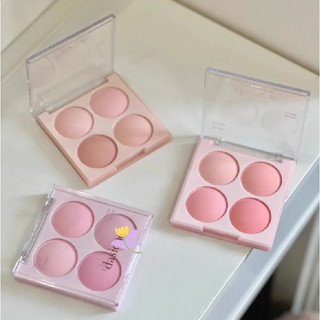 Dasique Four Colors Blusher Palette Matte Finish Highly Natural Blush Palette Trang điểm mặt