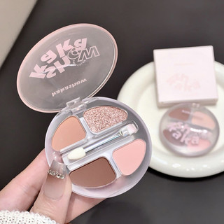 Bảng phấn mắt KAKASHOW Highlight Matte Highlight Shadow Pha trộn phấn mắt Trang điểm mắt toàn diện