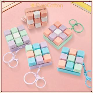 Móc khóa trò chơi bàn phím PURECOTTON0, Fidget Giải nén nút DIY Keycap 9 Đồ chơi chìa khóa bàn phím, Mặt dây chuyền túi sáng tạo giảm căng thẳng ngón tay chống căng thẳng cho bé trai bé gái
