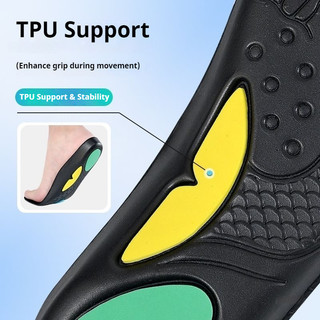 1 Cặp Hỗ Trợ Vòm Chỉnh Hình Giày Đế Chống Sốc Thể Thao Đế Lót Giỏ Nam Nữ Thoáng Khí Khử Mùi Đế Giày