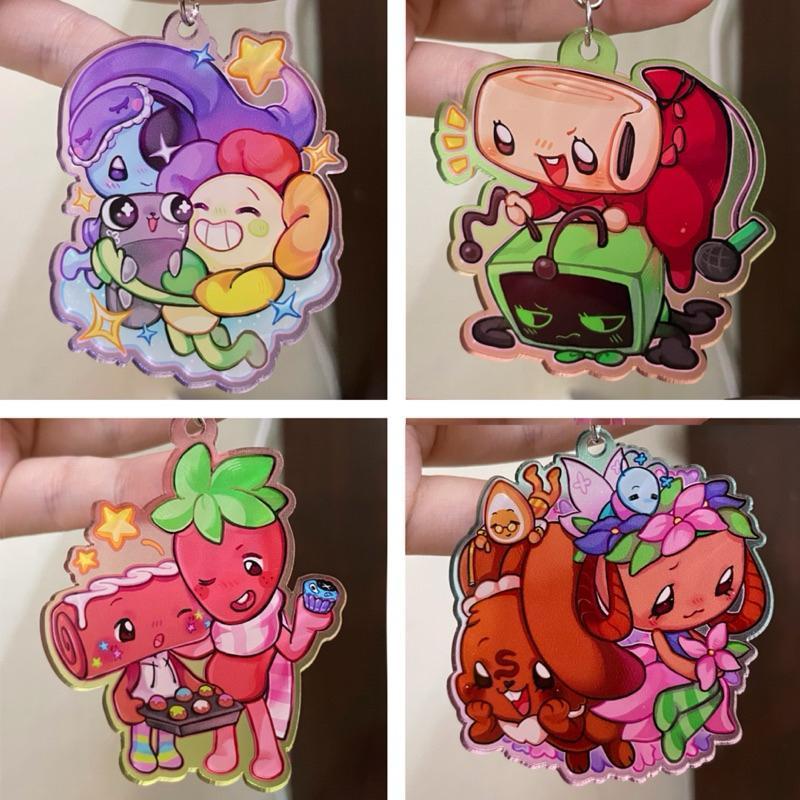 Móc khoá Dandy's World keychain,6cm (art by Rinfu)