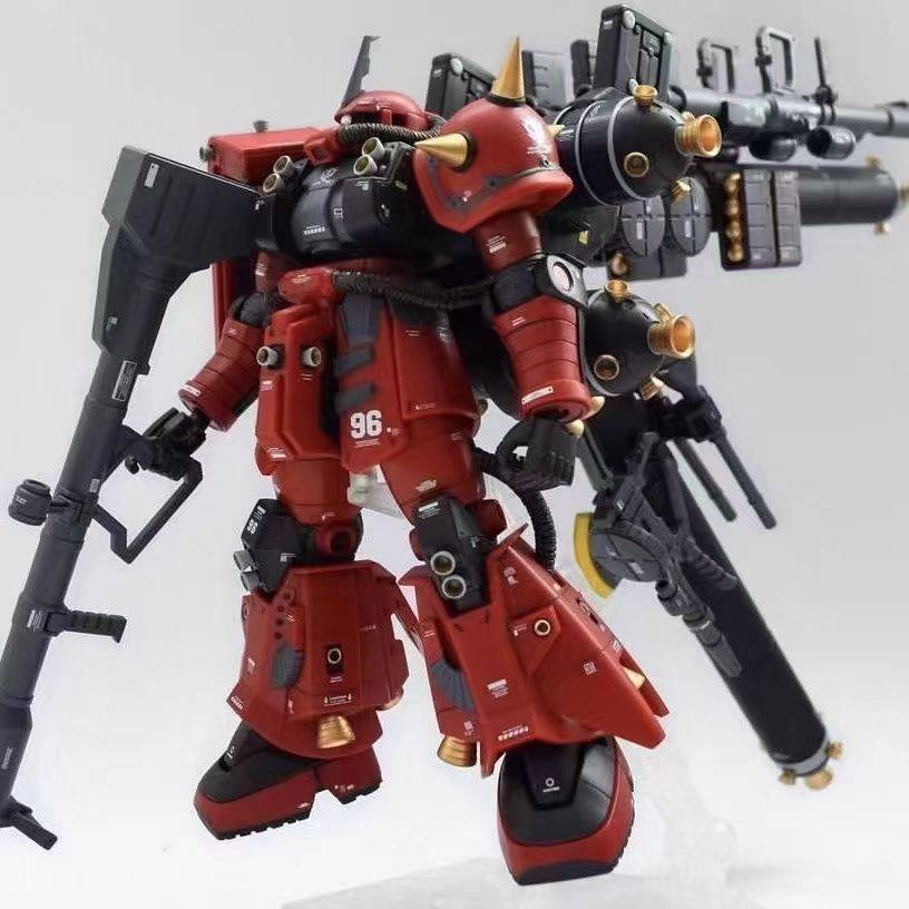 Gundam HG Mobile Suit Kỳ Lân Đỏ Dị Giáo Tấn Công Miễn Phí Yuanzu Zagu Lắp Ráp Mô Hình Hình Đồ Chơi Quà Tặng Sinh Nhật